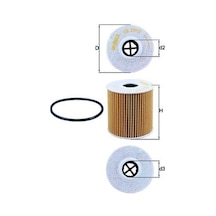 Yağ Filtresi - Fiat Qubo, Ducato, Scudo, Fiorino, Ulysse - Mahle-filtre-ox3392d 28576781