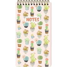 Keskin Color 493070-99 Karton Kapaklı Spiralli To Do List Cactus