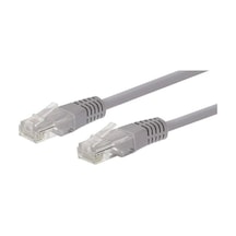 Uranıum 30 Cm 26awg 250mhz Lszh Utp Gri Renk Cat6 Patch Kablo