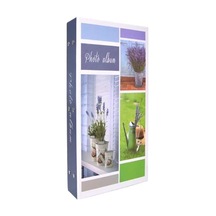 Ayrex 300'lük 10x15cm Çiçek Desenli Mavi Fotoğraf Albümü