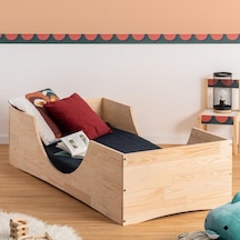 Markaawm Markaawm Rustik Montessori Yatak Ahşap Çocuk Yatak Karyola
