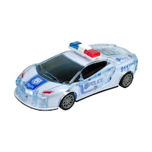 Işıklı Sesli Sürtmeli Polis Arabası
