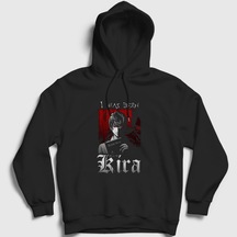 Presmono Unisex Kira V3 Anime Death Note Kapüşonlu Sweatshirt