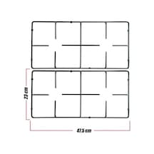 Altus Uyumlu Üst Ocak Gözü Izgara Grubu 47,5 X 27 Cm ( 2 Adet )