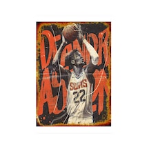 Bedeko Basketbolcu Model Ahşap Tablo 25 Cm X 35 Cm