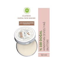 INCIA %100 Doğal Tüm Vücut İçin Butter Yoğun Nemlendirici Krem Hindistan Cevizli Organik Vegan 50 ML
