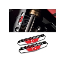 3D Motosiklet Çıkartma Etiket Sticker Turkish Edition