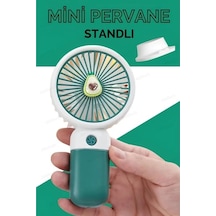 Userfriendly11 Şarjlı Mini El Fanı Ve Masa Fanı Taşınabilir Soğutucu Pervane Yeşil Avokado