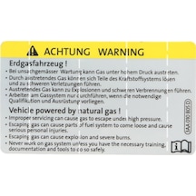Vw 3Aa010805D Araba Uyarı Etiketi Sticker