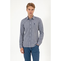 U.s. Polo Assn. Erkek Lacivert Gömlek Desenli 50316563-vr033 Lacivert