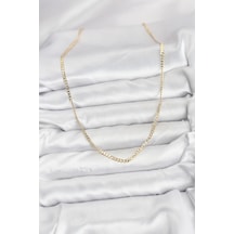 Cm 14k Gold Renk Pirinç Zincir Model Kadın Kolye - Lisinya
