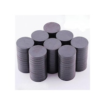 Dünya Magnet 50 Adet 20x3 Büyük Yuvarlak Ferrit Mıknatıs -kokulu Taş-nişan Süsleme Mıknatısı 50