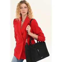 Pierre Cardin 05pc26y111961 İmperteks Laptop Bölmeli Çok Cepli Omuz Ve El Çantası Siyah