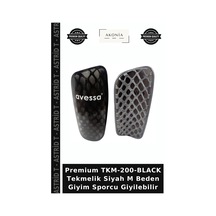 Premium Tkm-200-black Tekmelik Siyah M Beden Giyim Sporcu Giyilebilir