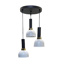 Rsylight Vira Retro Metal Dekoratif 3 Lü Modern Rustik Sarkıt Avi