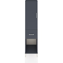Hyperion Dolap Tek Raflı Tek Çekmeceli Tek Askılı 44x44x195 A... Antrasit