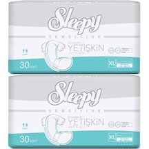 Sleepy Sensitive Belbantlı Yetişkin Hasta Bezi Xlarge 60 Adet 2x30 Paket XL