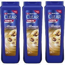 Clear Men Saç Dökülmesi ve Kepeğe Karşı Kahve Çekirdeği Özlü Şampuan 3 x 485 ML