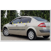 Db Chrome Renault Megane 2 Sedan Cam Çıtası Nikelajı 2004-2010 4