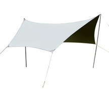 Açık Kamp Çadırı Vinil Güneş Koruyucu Altıgen 5.5x4.4m Gök Mavisi