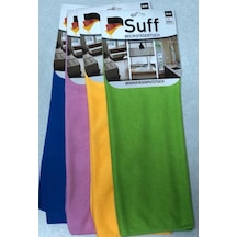 Suff Mikrofiber Genel Temizlik Bezi Çok Renkli 3 Adet 40 x 40 CM