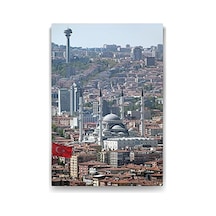 Ankara Manzarası Tablosu - 80x125cm 7/8 Yaş