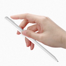 Wiwu Pencil Max Stylus Dokunmatik Çizim Kalem Universal Tüm Cihazlarla Uyumlu Çizim Kalemi - ZORE-218629 Beyaz