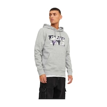 Jack & Jones Jcodust Erkek Sweatshirt 12240214 Gri