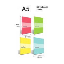 Faber Pp Kapak Pastel Dkş.a5 80yp.kareli Yl 000151 / Nocolor