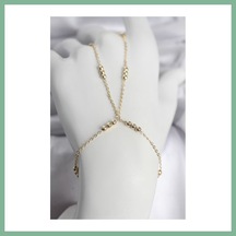 Bşkvirgo 316l Çelik Top Zincirli Gold Renk Kadın Şahmeran Bsk2026 31081354