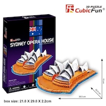 Cubic Fun 3D 58 Parça Puzzle Sydney Opera Binası - Avustralya