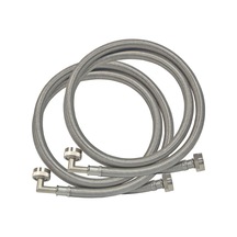 41066 Ss Çamaşır Makinesi Hortum Boru Yayı İle 90 Derece 3/4 İnç X 3/4 İnç Skitasche