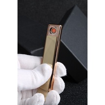 Silvio Monetti Sarı Şarjlı Usb Çakmak SMC401R003