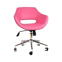 Mobilyakeyfi Bürocci Viva Metal Ayaklı Çalışma Koltuğu-Pembe-2021A0120