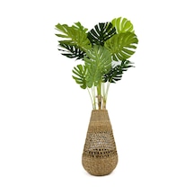 Yapay Monstera Ağacı Deve Tabani 180 Cm Bohem Saksıda Kahverengi