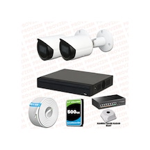 Provzen Dahua 2 Kameralı Ip 1080p Gece Görüşlü Güvenlik Kamerası