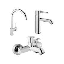 Artema Minimax S Lavabo Musluk + Eviye Mutfak + Banyo Batarya Seti Krom
