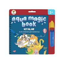 2 Adet Lino Aqua Magic Book Kıtalar Sihirli Boyama Kitabı