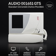 Audıo 001651 Gts Standart Görüntülü Diafon Monitörü 4 Ahizeli Video Interkom - İlave Daire Monitörü