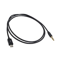 Micro Usb Stereo Kablo Micro Usb Aux Kablo 50 Cm Ses Kartı Kablosu