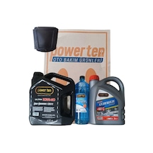 Power Ten 10w40 Motor Yağı + 3 Litre Antifriz + -20 C Cam Suyu Seti
