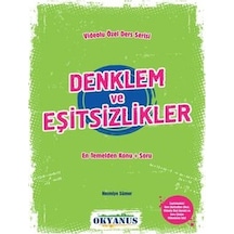 Denklem ve Eşitsizlikler