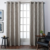 Finesse Gromet Üst Perde Paneli Çifti, Doğal, 54x96