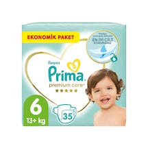 Prima Premium Care Bebek Bezi 6 Beden 13+ KG Ekonomik Paket 35 Adet