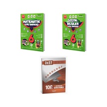 2027 Av 6. Sınıf Matematik + Sosyal Bilgiler Soru + Anla Kazan Paragraf Deneme 3'lü Set
