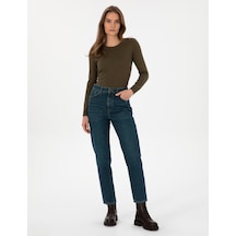 Pierre Cardin Kadın Koyu İndigo Pantolon Jean 50308396-vr089 Koyu İndigo