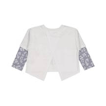 Civil Girls Leopar 2-5 Yaş Sweatshirt Beyaz
