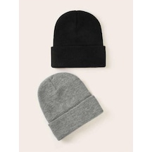 Eke Tekstil Unisex 2li Basic Bere Seti Pembe - Siyah