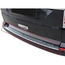 Volkswagen Caravelle T6 Arka Tampon Eşiği Krom Formlu 2015 ve S