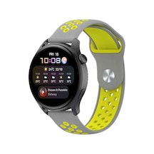 Newface Watch 20mm Spor Delikli Kordon - Gri-yeşil